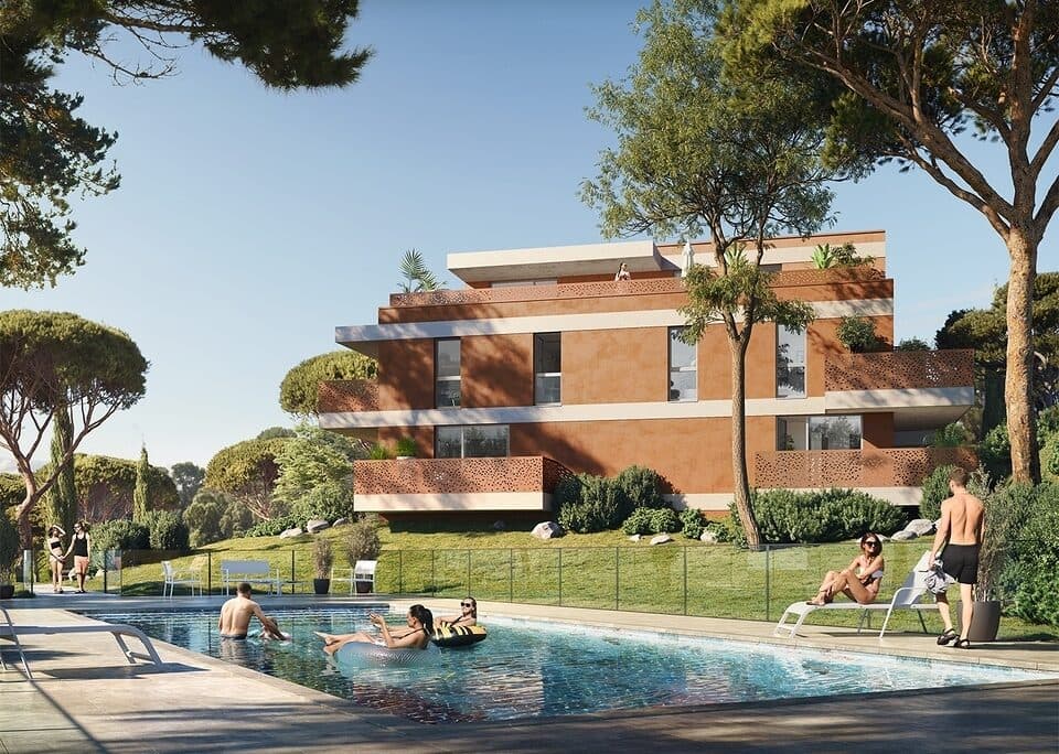 Résidence avec piscine